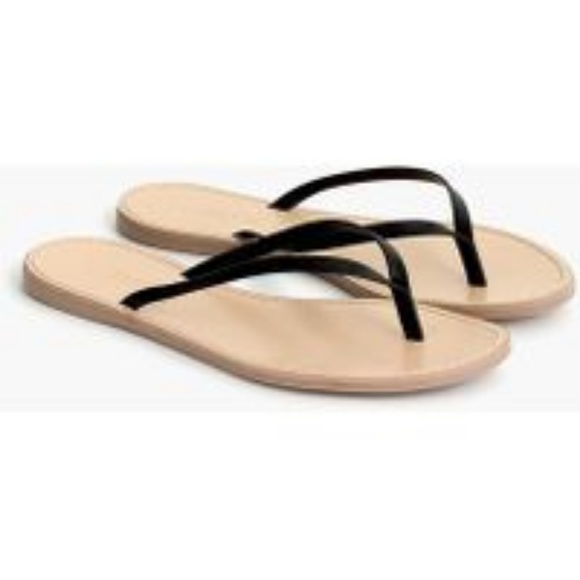 J. Crew Shoes - Black Leather J Crew Sandal size 10 NWT